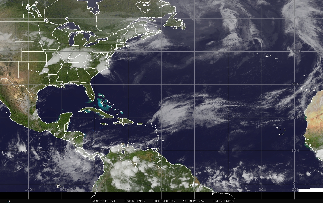 Satellitenbild USA/Kuba VIS Aktuell