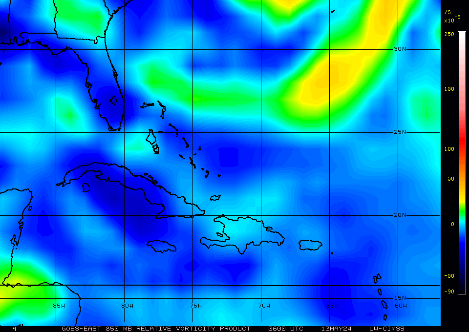 Surface trough east of Bahamas: (Is INVEST STORM2K