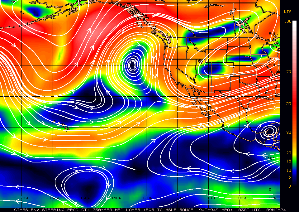 E. Pacific and Western U.S. 250-850 HPA Layer Thumbnail