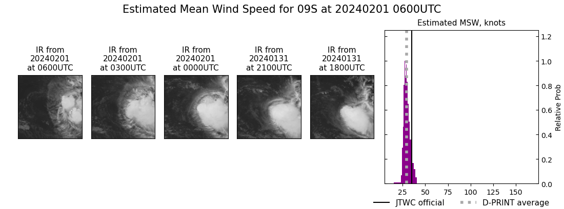 current 09S intensity image