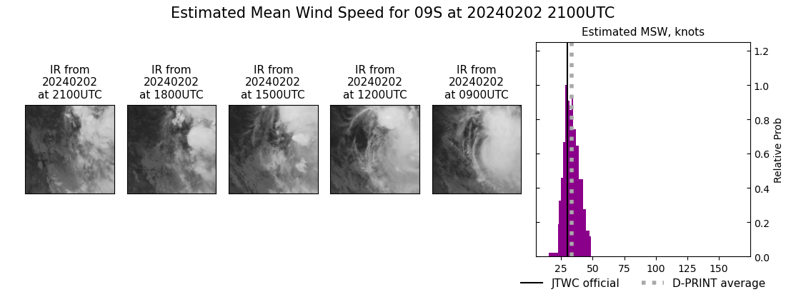 current 09S intensity image