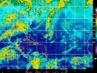 North Atlantic Satellite Image